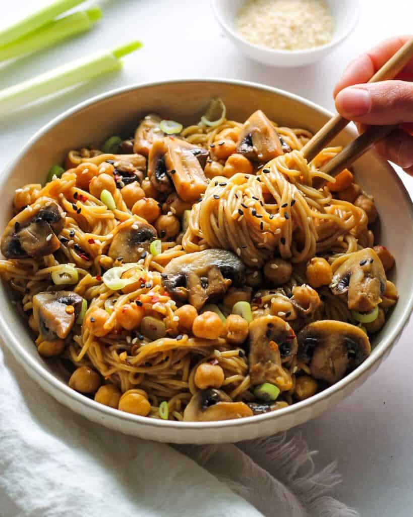 Miso Sesame Noodles