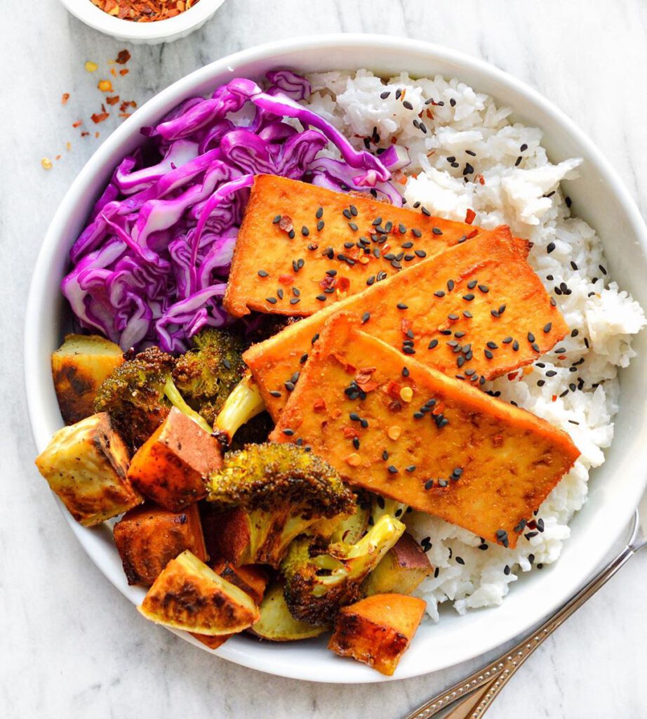 Ginger Garlic Tofu & Coconut Rice