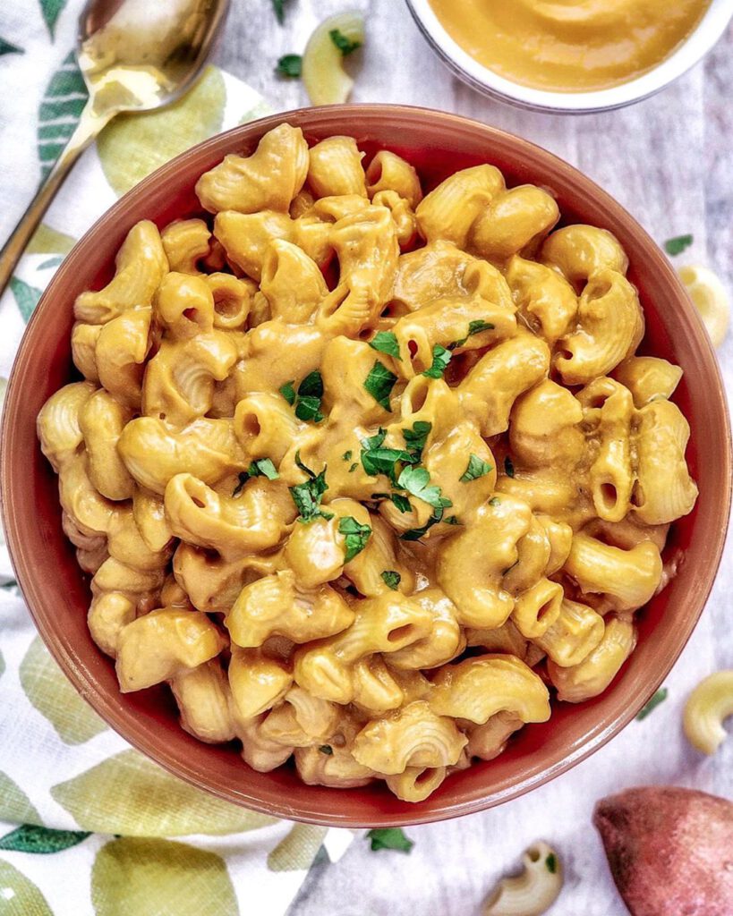 Sweet Potato Lemon Mac 'n Cheese