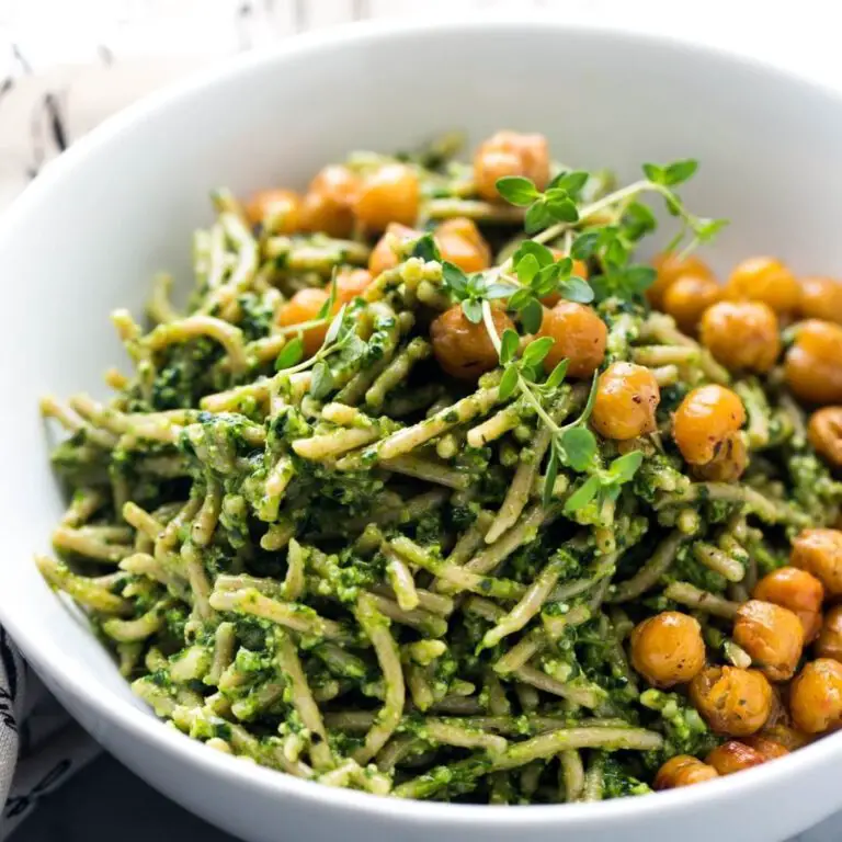 Easy Vegan Spinach Pesto