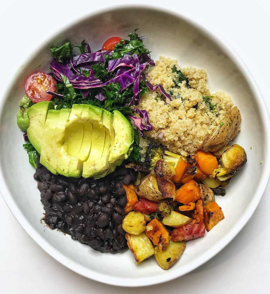 Deconstructed Burrito Bowl - Good Old Vegan