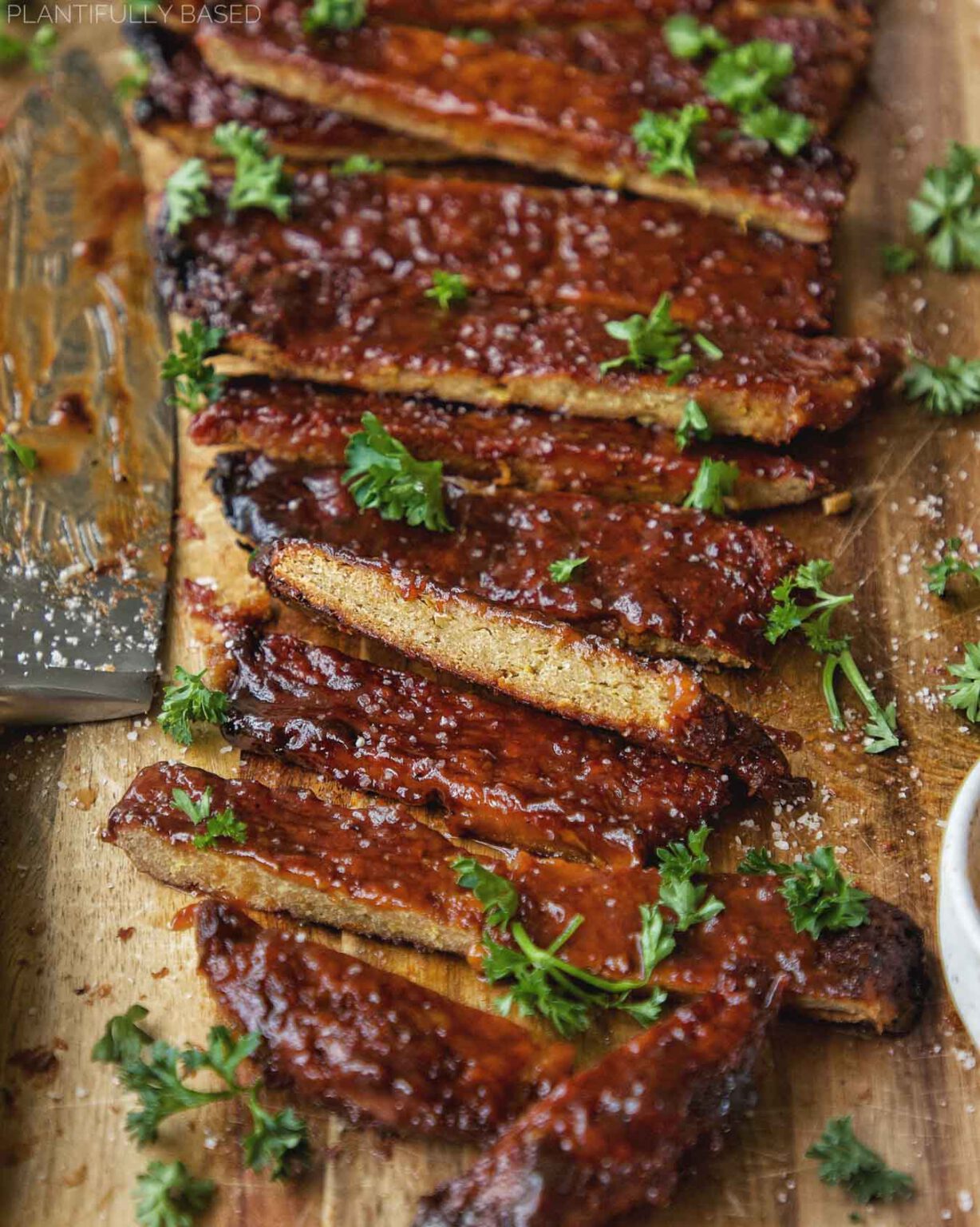 Vegan Barbecue Ribs Homemade Seitan Good Old Vegan