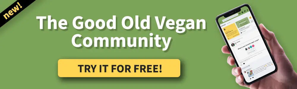 Good Old Vegan Community Banner